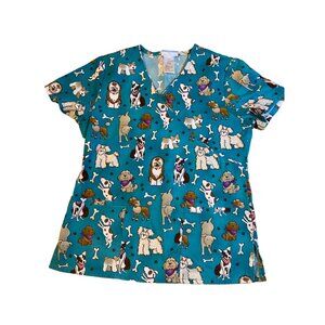 SB Scrubs  Medical Veterinarian Dog Scrub  Top Size S